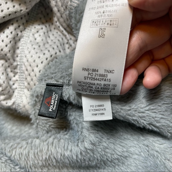Patagonia Retool Snap-T Fleece Pullover Gray Purple Size Small - Picture 7 of 9